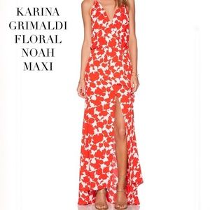 ✂️ Karina Grimaldi Noah Floral Maxi Dress